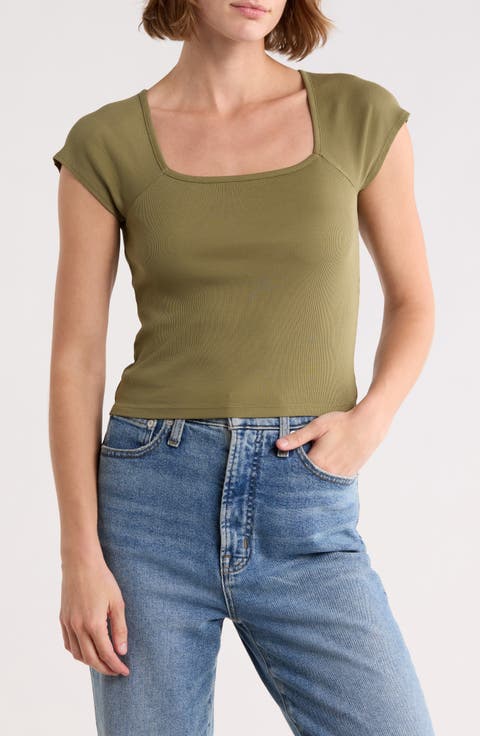 Brightside Square Neck T-Shirt