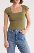 Madewell Brightside Square Neck T-Shirt