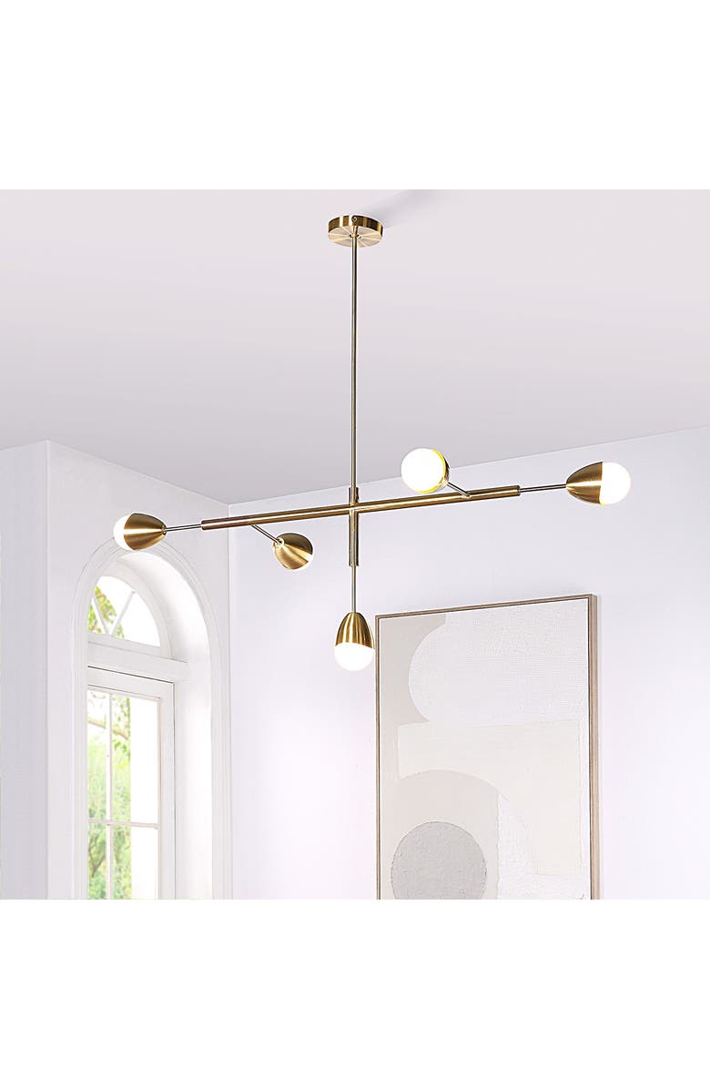 Renwil Naura Ceiling Light Fixture, Alternate, color, Satin Brass