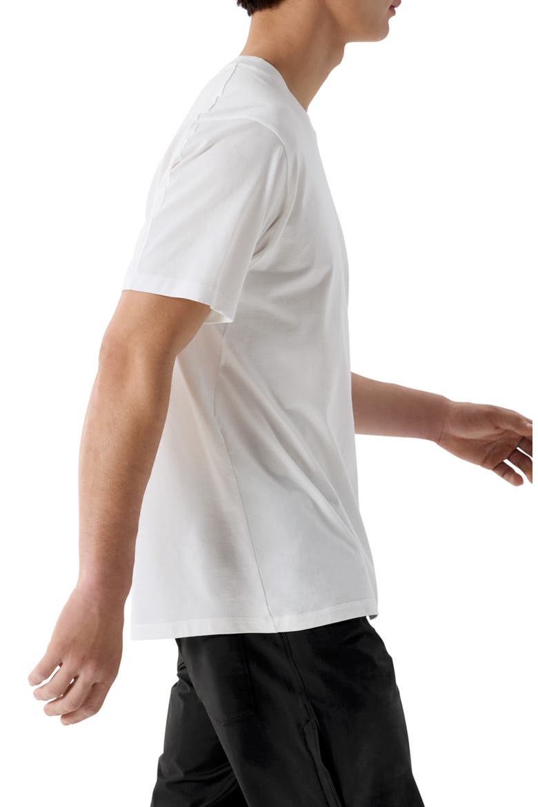 Kragg Bird Worm Cotton Graphic T-Shirt, Alternate, color, WHITE/BLACK