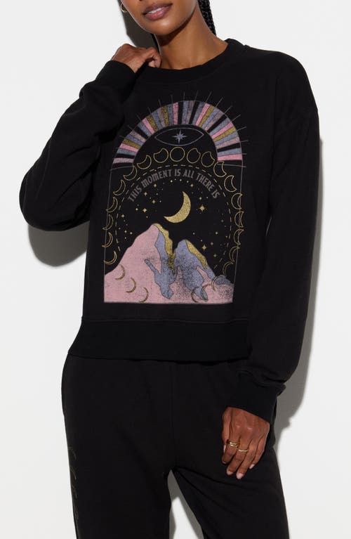 Spiritual Gangster This Moment Sublime Cotton Blend Sweatshirt In Black