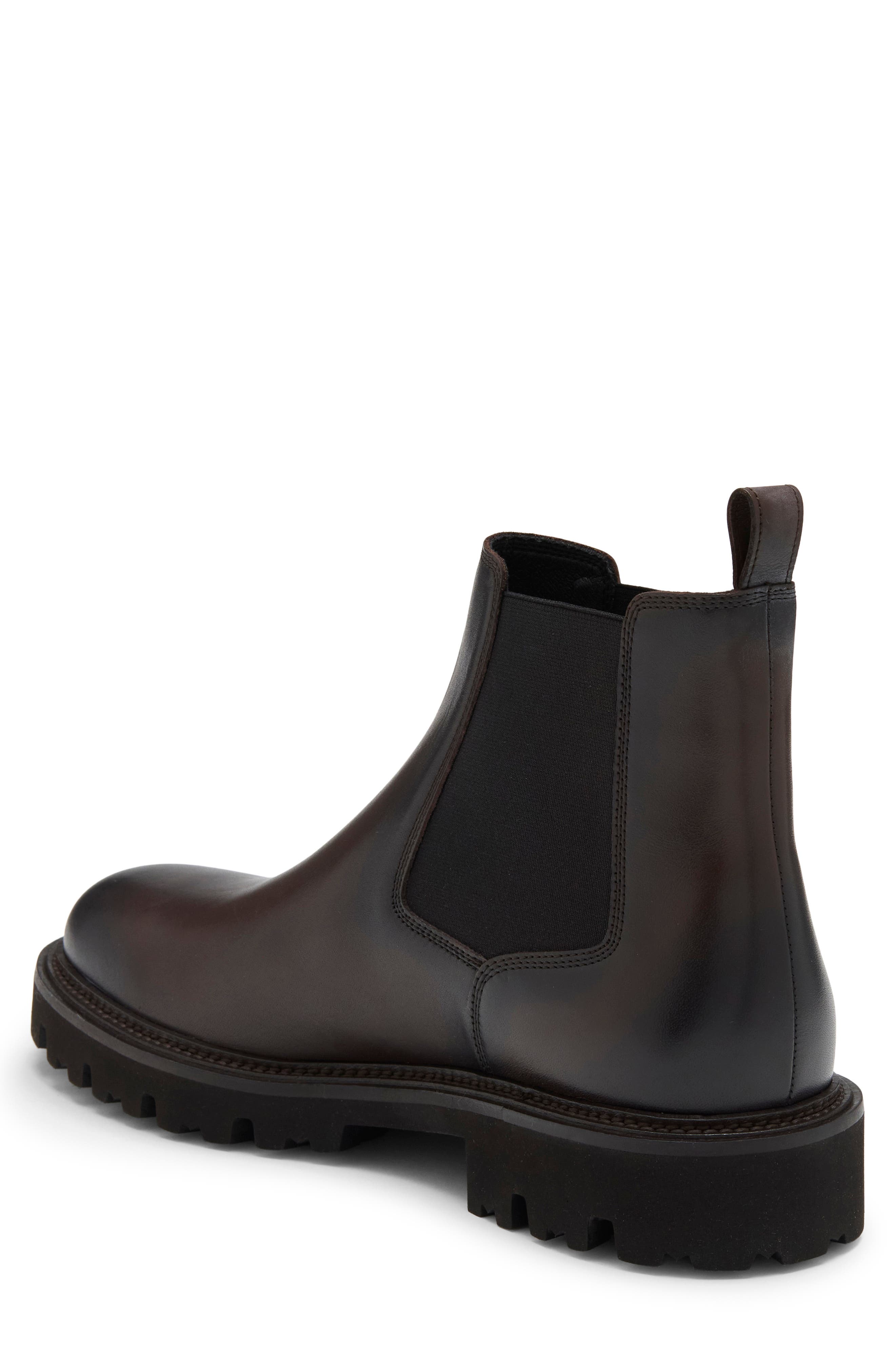 Julyo Leather Chelsea Boot, Alternate, color, DARK BROWN