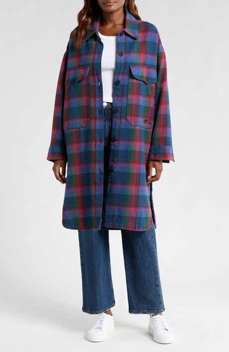 Picture Organic Clothing Sotola Plaid Recycled Cotton Fleece Coat