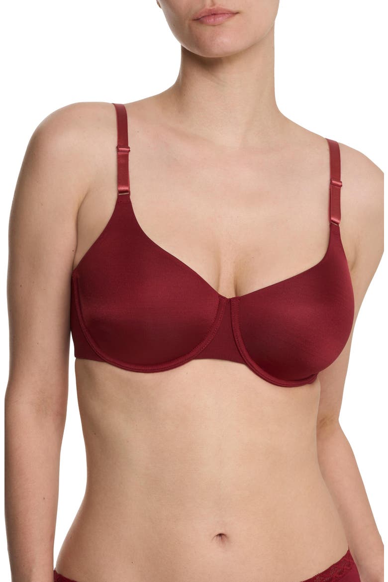 Liquid Full Fit Balconette T-Shirt Bra, Main, color, DK RED