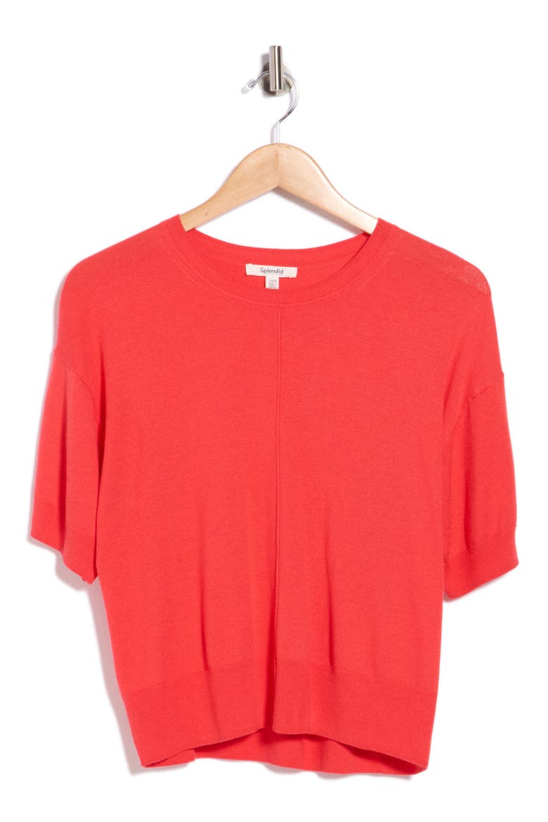 Erica Crewneck Sweater, Main, color, FIREWORK