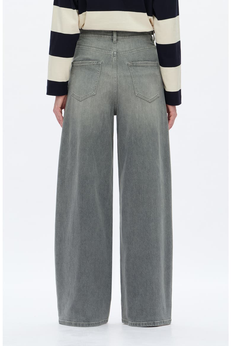 High Waist Wide Leg Jeans, Alternate, color, VINTAGE GRAY