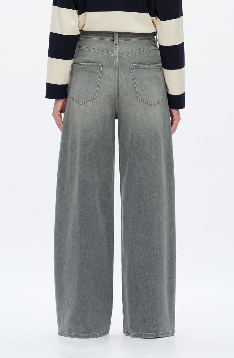 Bayeas High Waist Wide Leg Jeans, Alternate, color, Vintage Gray