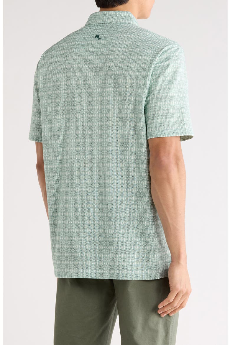 San Lucio Shibori Splash Supima® Cotton Blend Polo, Alternate, color, THE GREENS
