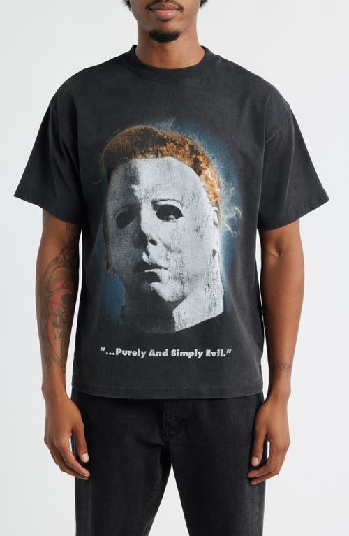 ID Supply Co Halloween® Cotton Graphic T-Shirt in Washed Black  product