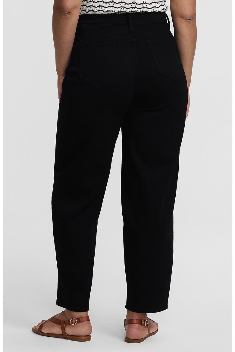 Recover High Rise Barrel Leg Ankle Jeans, Alternate, color, Black