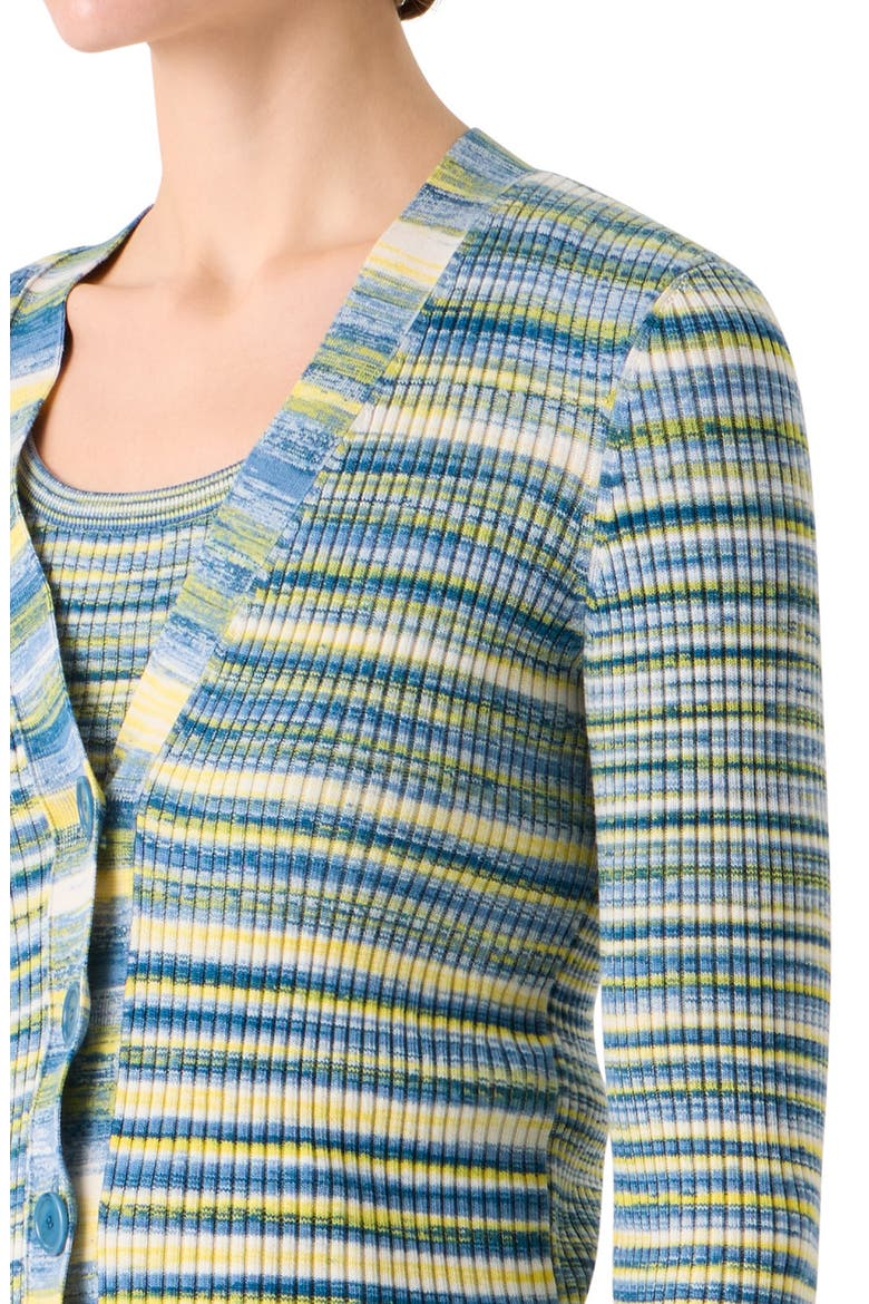 Space Dye Merino Wool Cardgian, Alternate, color, SKY BLUE-MULTI