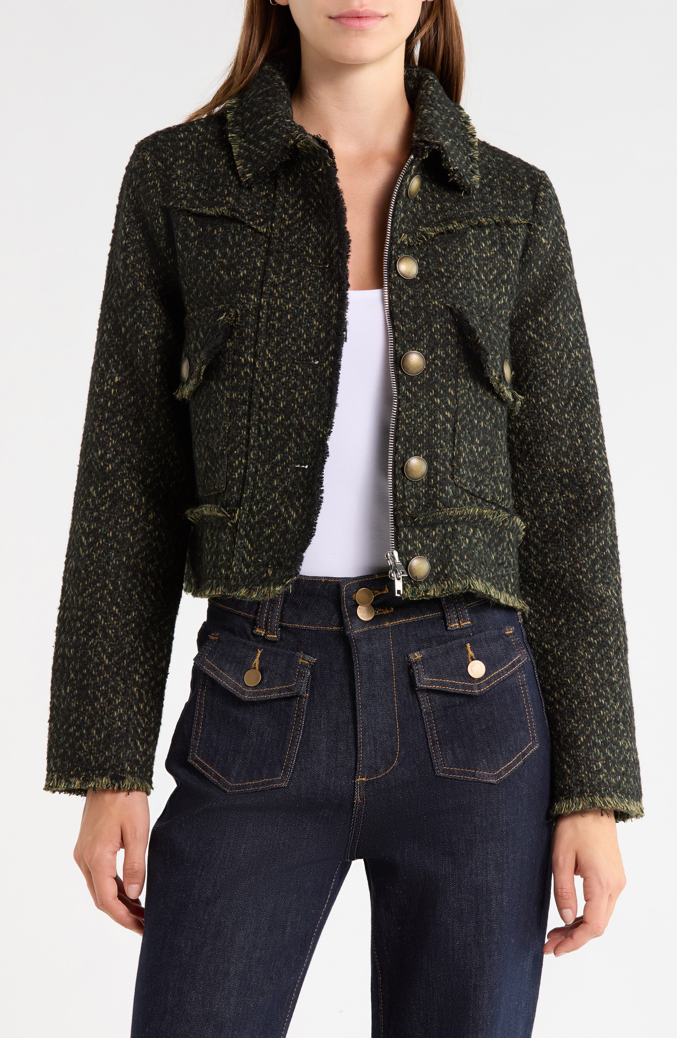 Tweed Jean Jacket