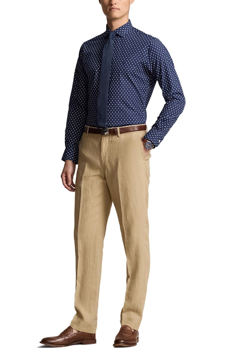 Polo Ralph Lauren Stretch Cotton Poplin Button-Up Shirt, Alternate, color,