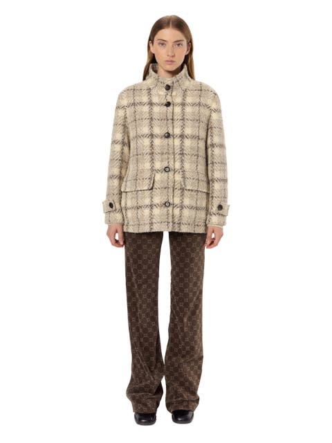 Manuela Oversize Checked Coat