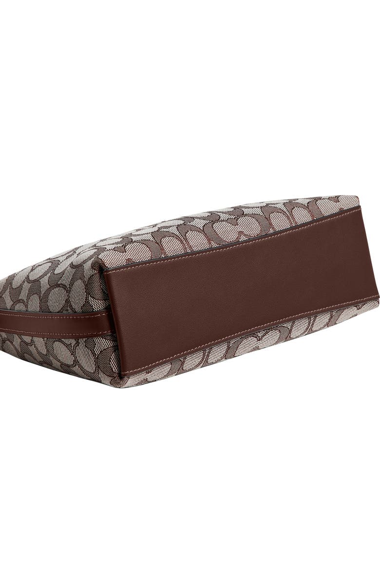 COACH Juliet Signature Jacquard Shoulder Bag, Alternate, color, Oak Maple