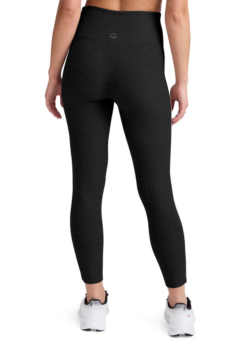 Space Dye High Waist Midi Leggings, Alternate, color, DARKEST NIGHT