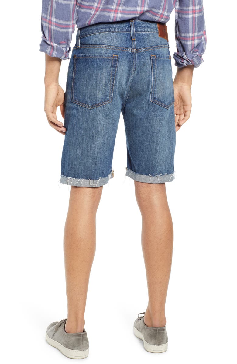 7 For All Mankind <sup>®</sup> Cutoff Denim Shorts, Alternate, color,