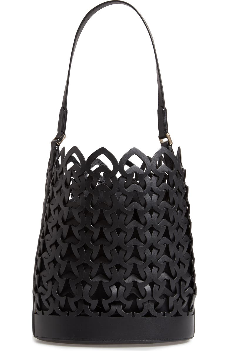 Kate Spade New York medium dorie leather bucket bag, Main, color,