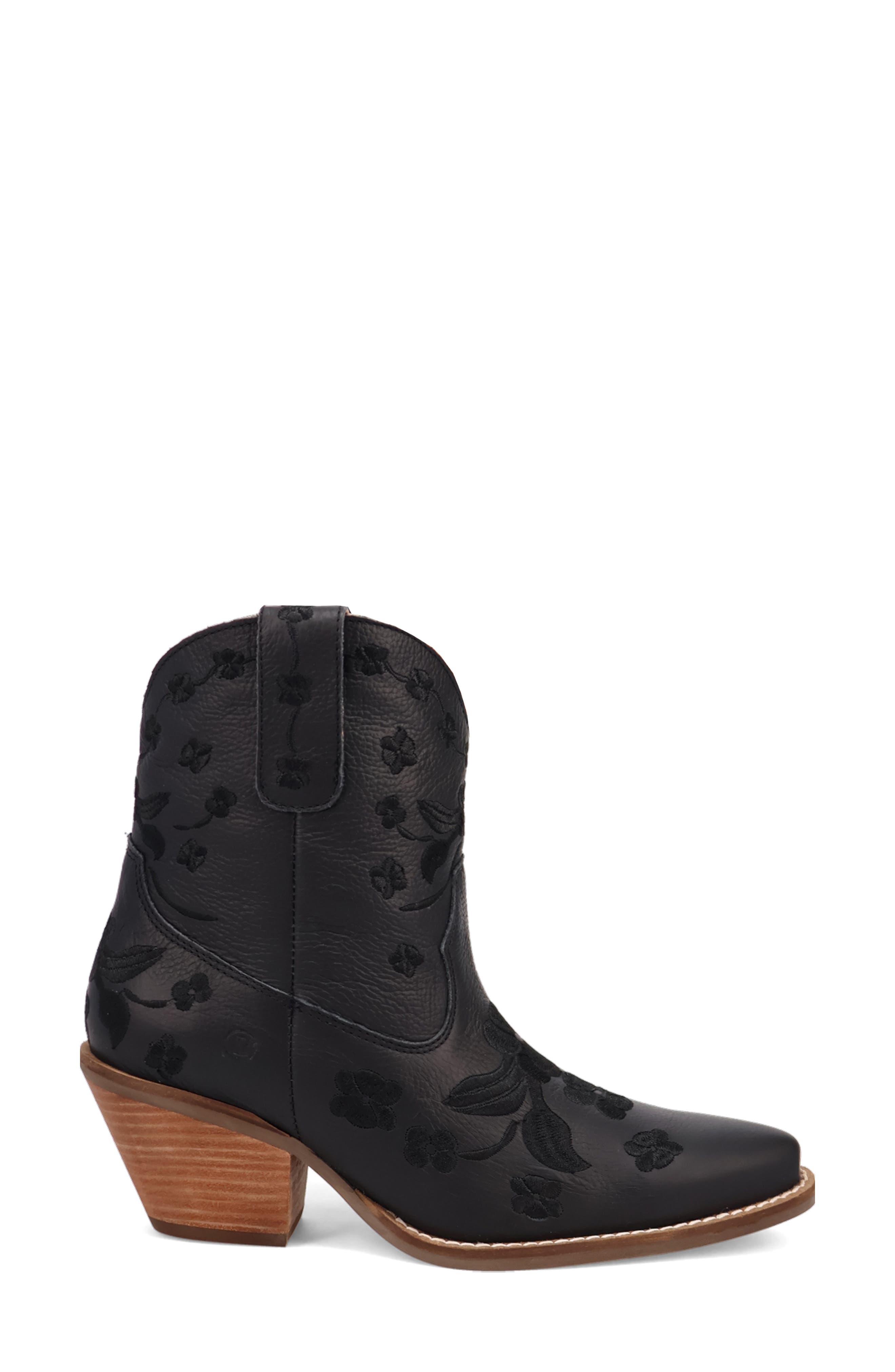 Dingo Sweetheart Western Boot, Alternate, color, Black
