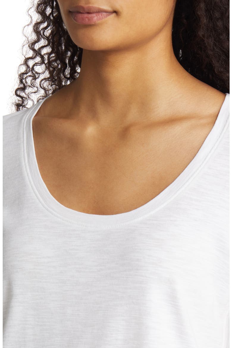 Ashby Isles Curve Hem T-Shirt, Alternate, color, WHITE