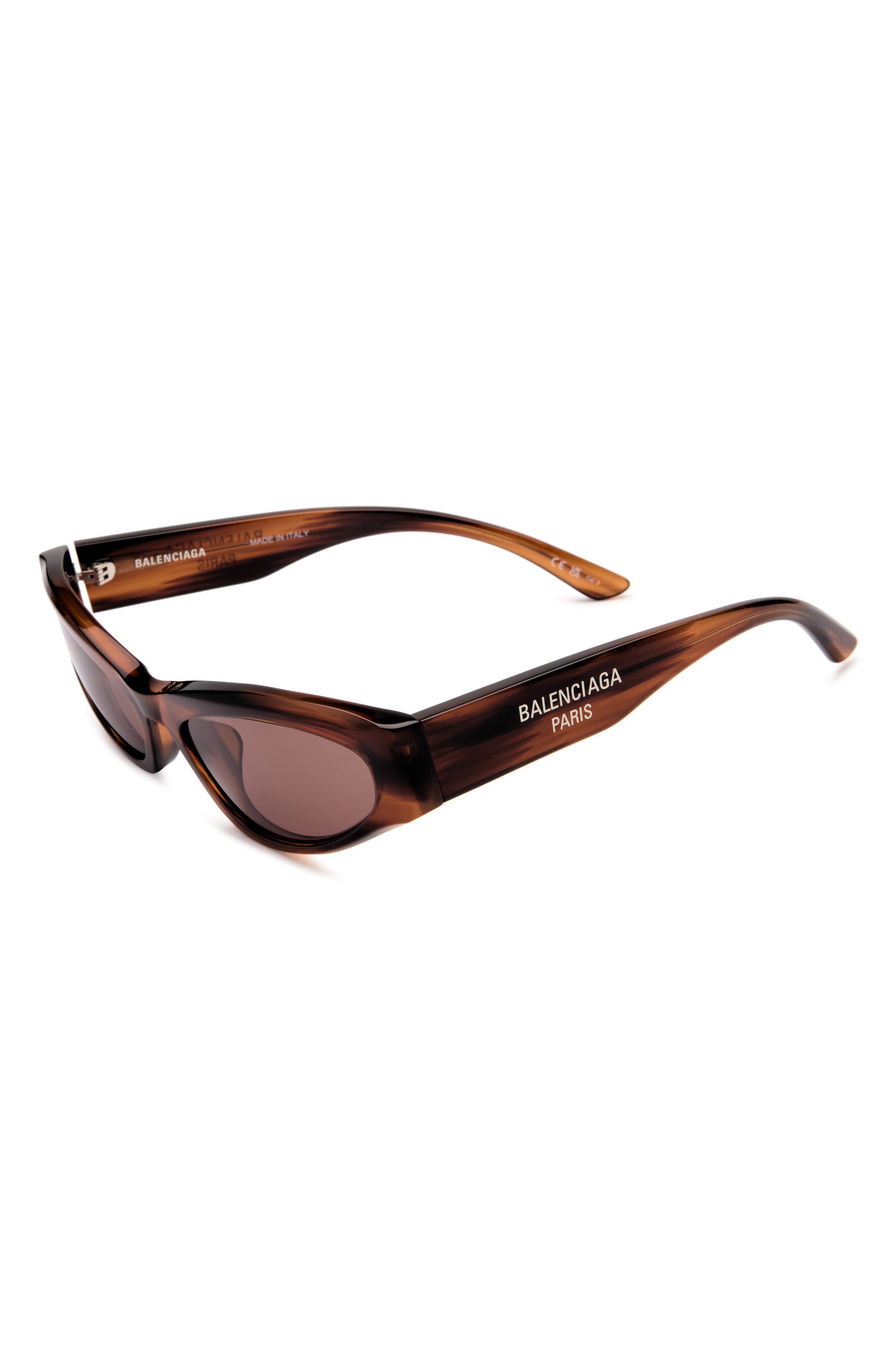 58mm Polarized Cat Eye Sunglasses