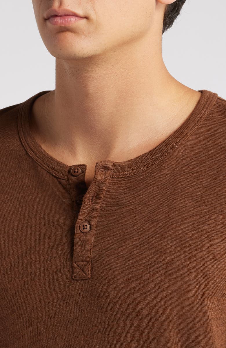 ATM Anthony Thomas Melillo Cotton Slub Henley, Alternate, color, 
