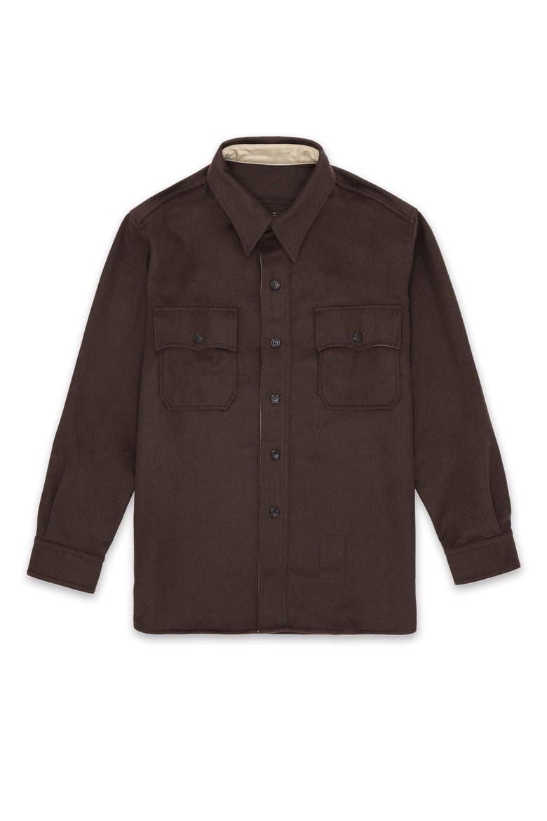 CPO 2.0 Overshirt in Fine Wool, Main, color, Brown
