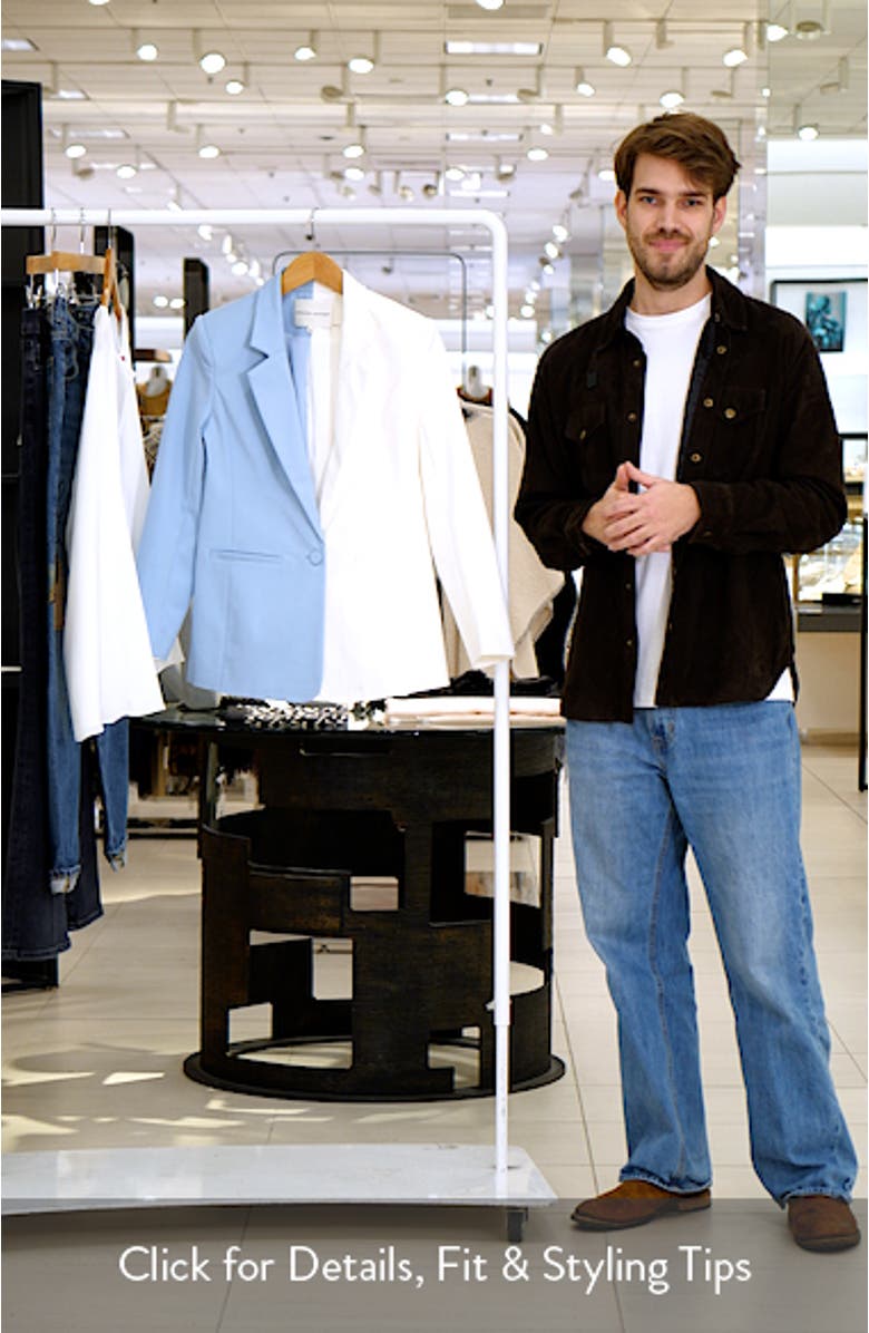 Colorblock Boyfriend Blazer, sales video thumbnail