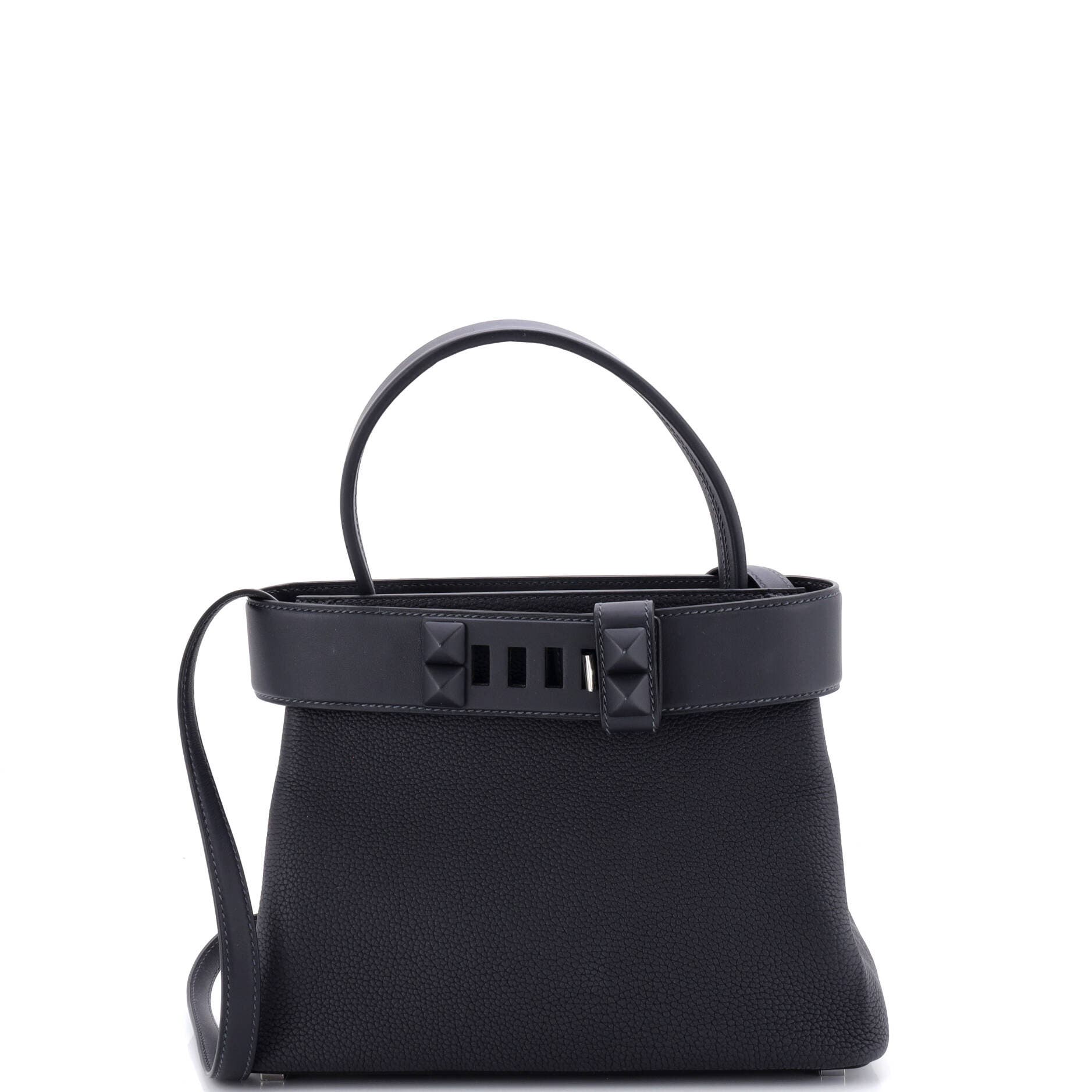 Pre-Owned Hermes Medor Handbag Togo, Main, color, Caban