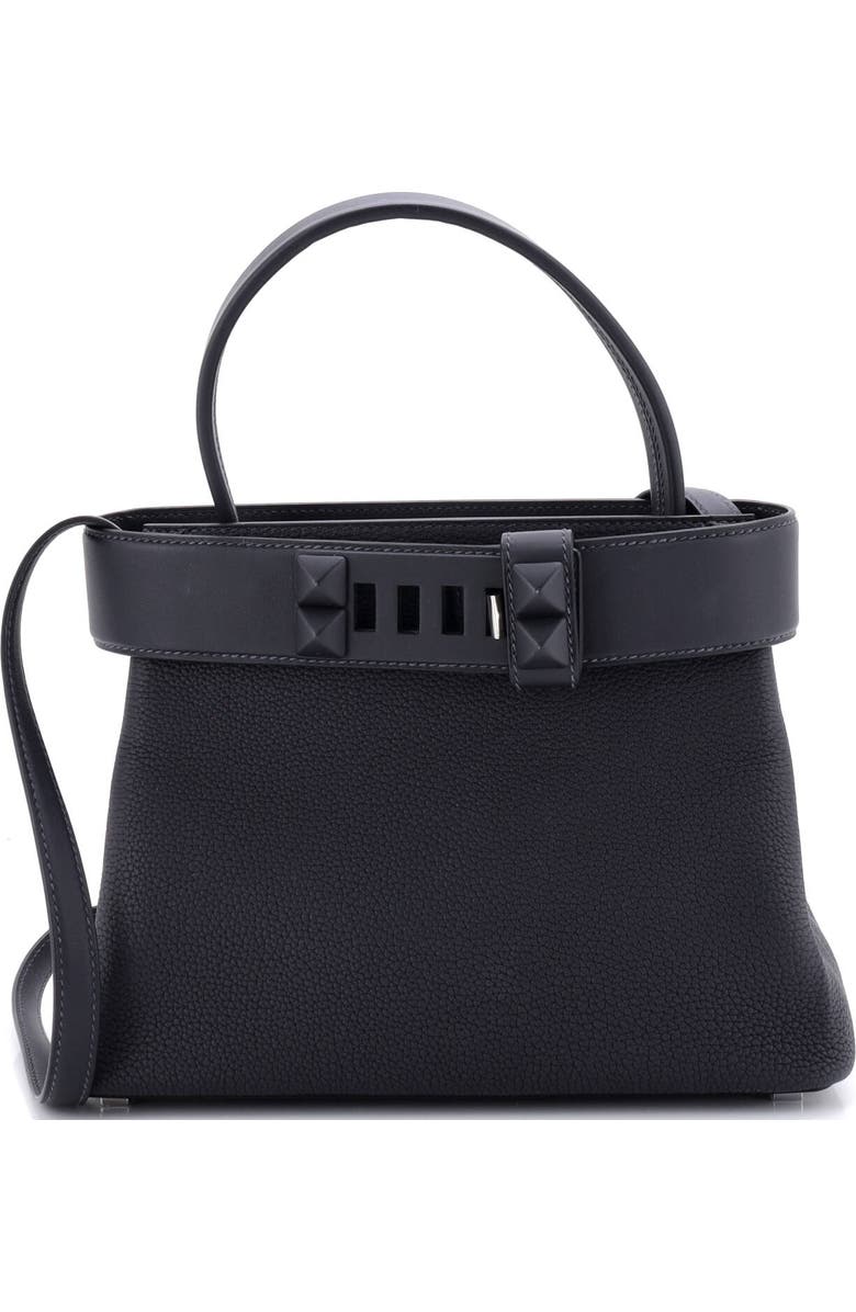 Pre-Owned Hermes Medor Handbag Togo, Main, color, Caban