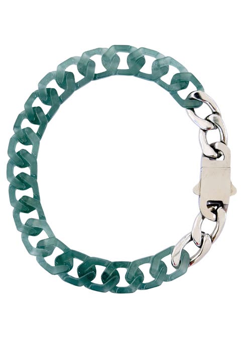 Men's Collection Cuban Link Jade Bracelet