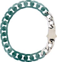 seree Men's Cuban Link Jade Bracelet