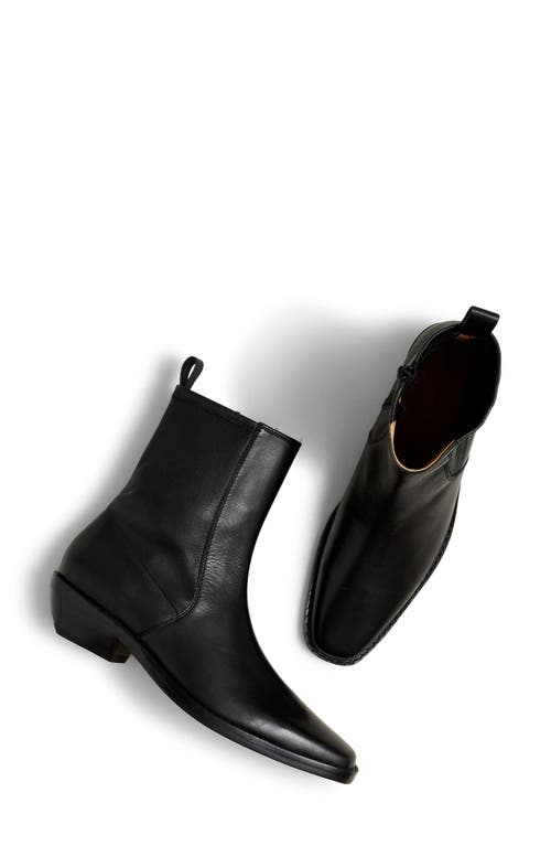 Madewell The Idris Ankle Boot In Black
