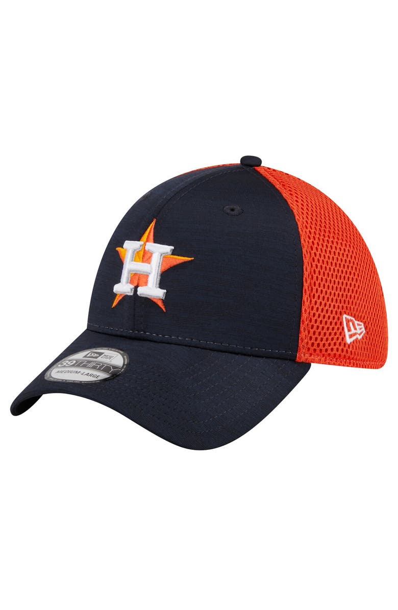 New Era Men's New Era Navy Houston Astros Neo 39THIRTY Flex Hat, Main, color, Navy