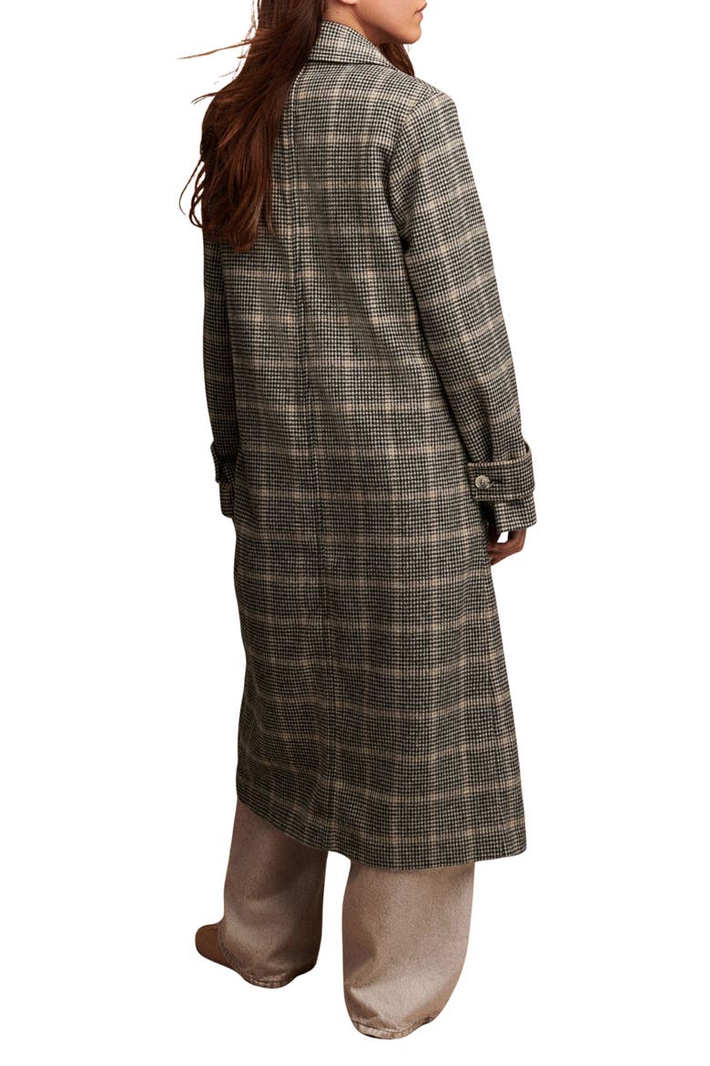 Windowpane Plaid Coat, Alternate, color, NEUTRAL