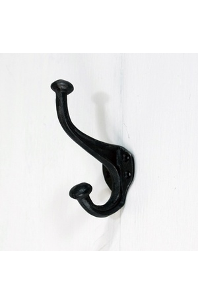 VIP Home and Garden VIP Metal 7.5 in. Black Classic Wall Hook, Main, color, Black