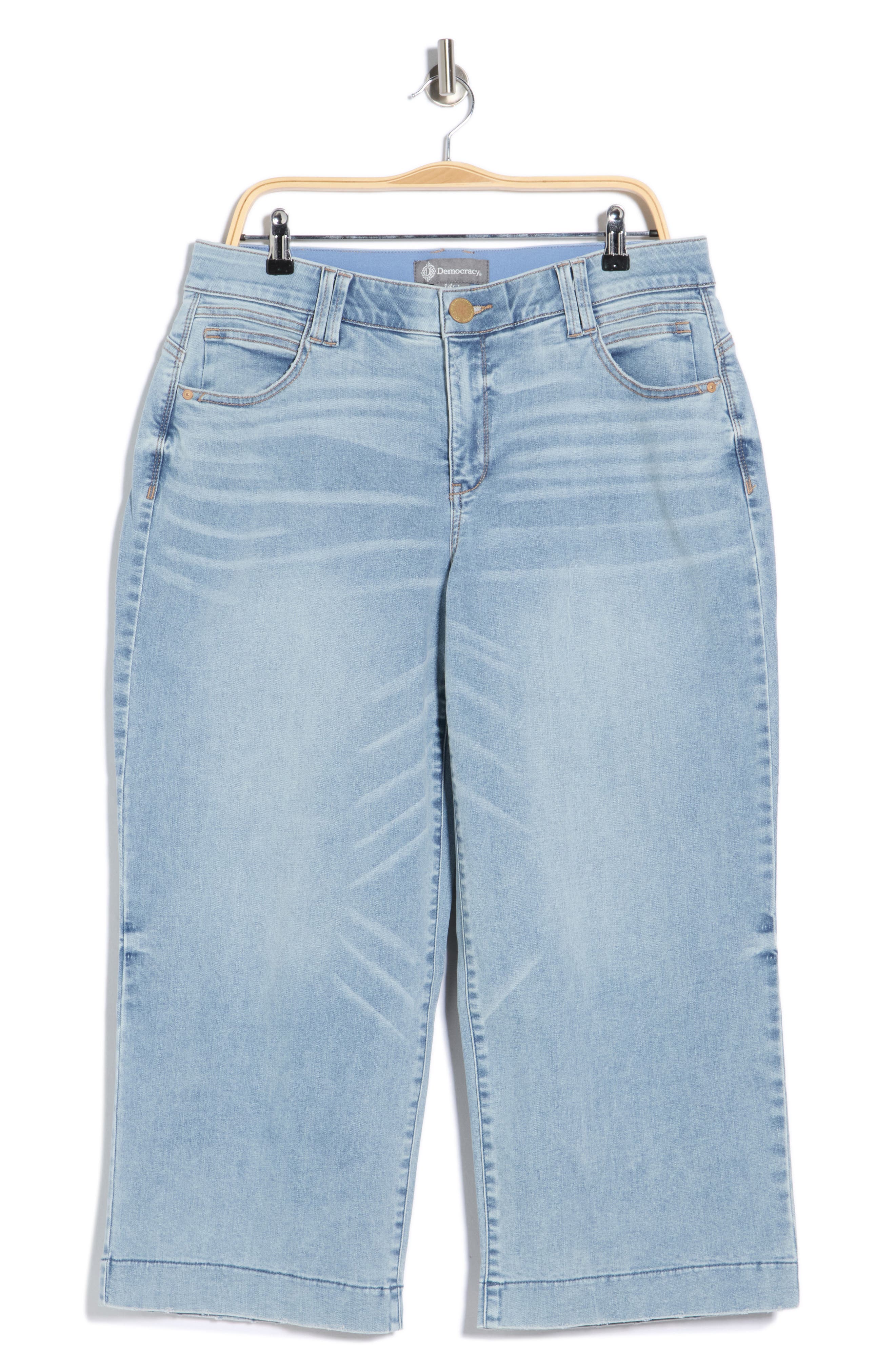 Democracy Wide Leg Crop Jeans
