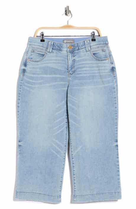Democracy Wide Leg Crop Jeans
