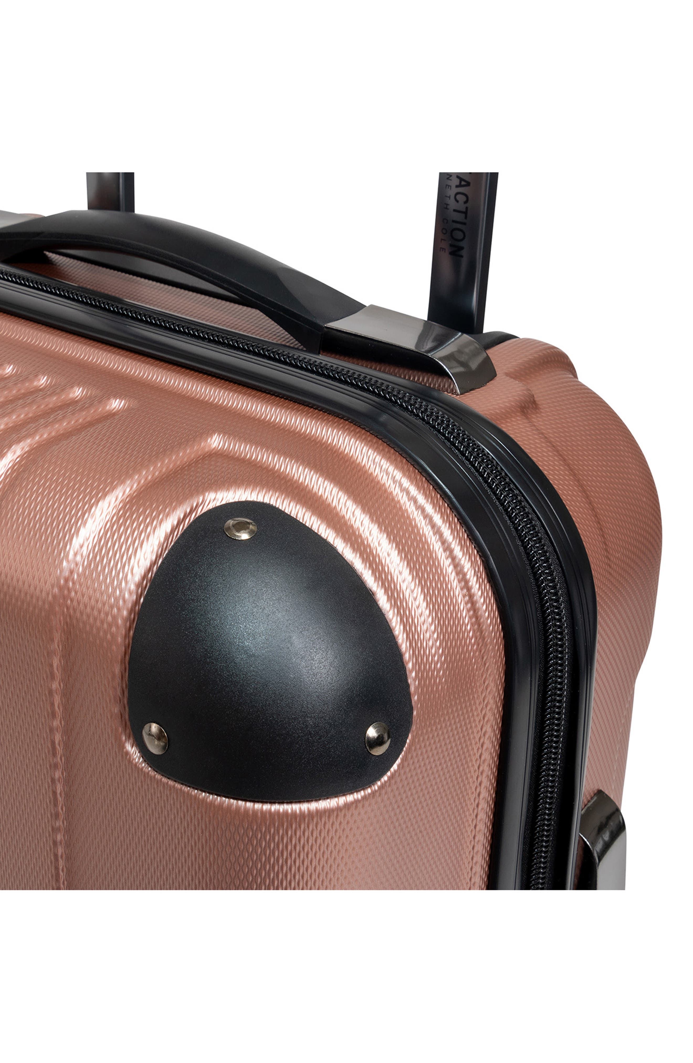 Kenneth Cole Reaction Out of Bounds 20" Lightweight Hardside 4-Wheel Spinner Carry-On Luggage, Alternate, color, Rose Gold
