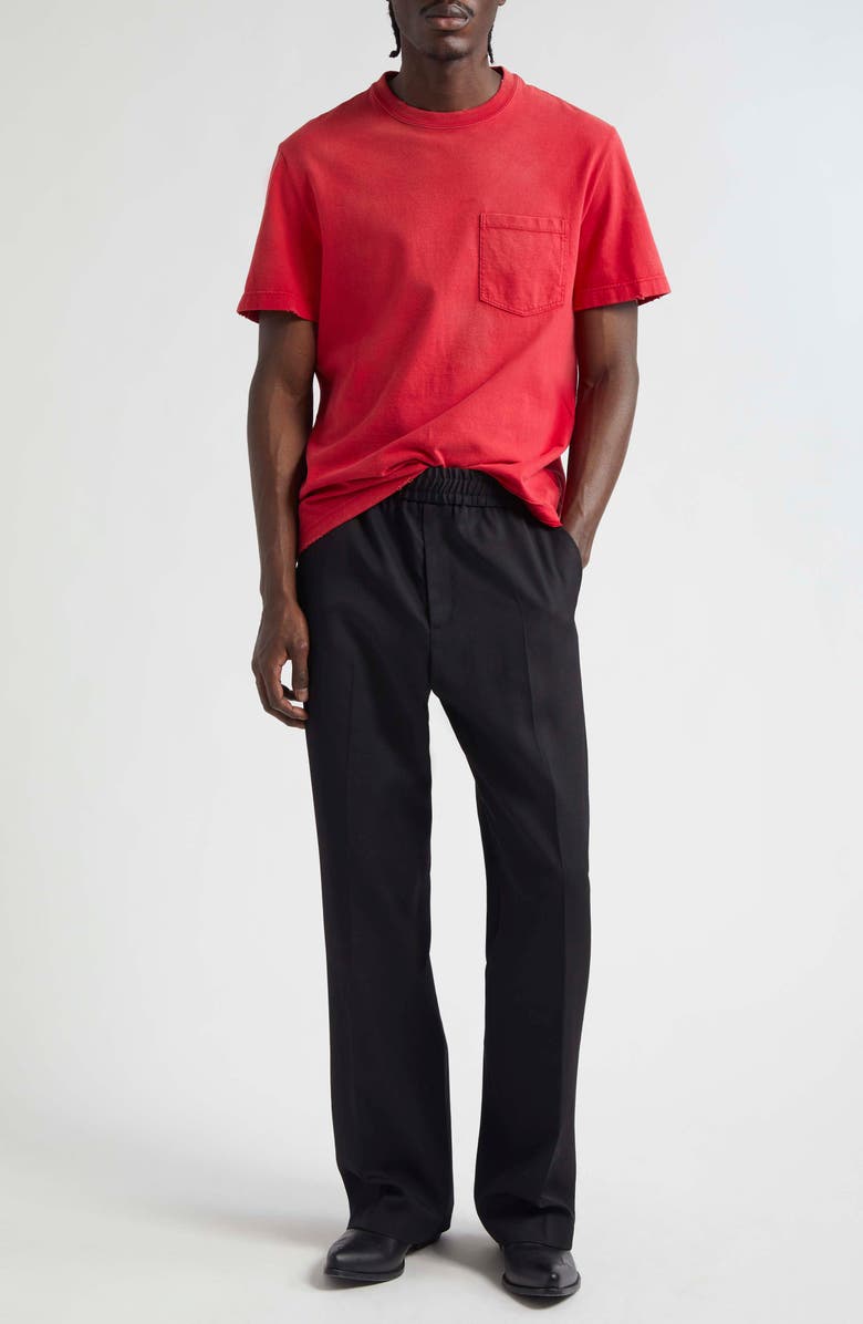 Golden Goose Journey Distressed Cotton Graphic T-Shirt, Alternate, color, Urban Red/ Dark Red