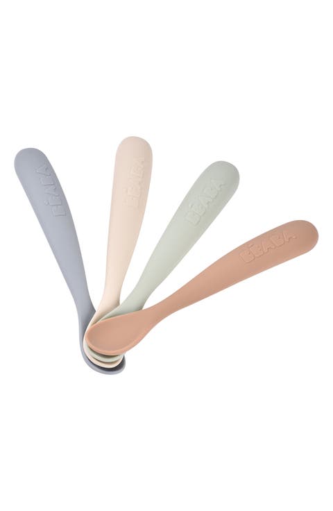 4-Pack 1st Stage Silicone Spoons