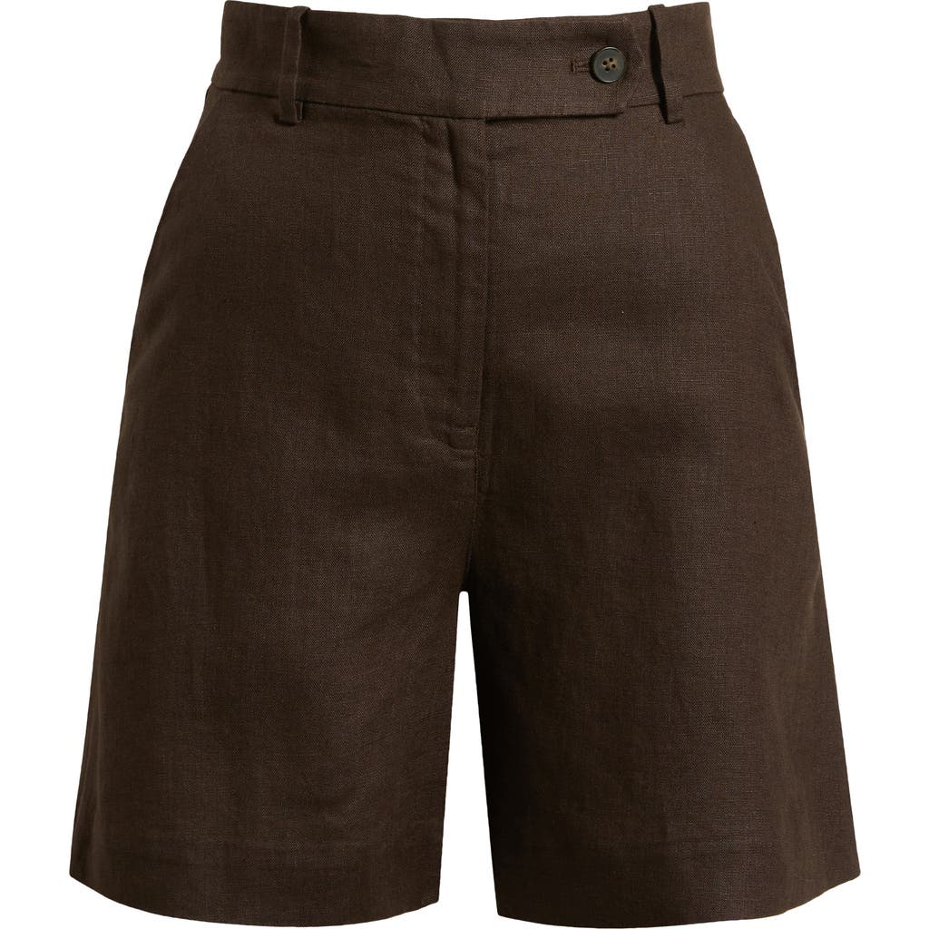 & Other Stories Nala Linen Shorts In Brown