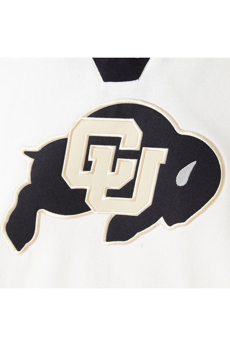 Men's Colosseum Cream Colorado Buffaloes 2.0 Lace-Up Hoodie, Alternate, color, Cream