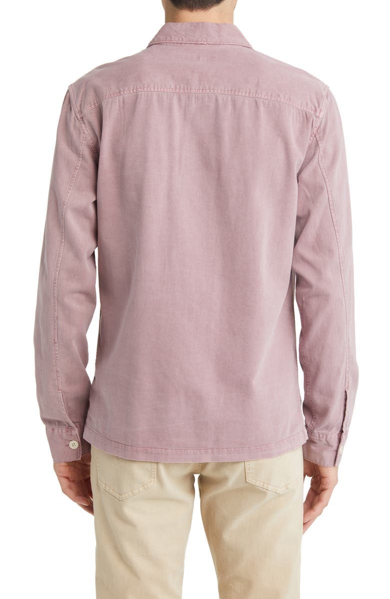 AllSaints Spotter Button-Up Shirt Jacket, Alternate, color, Ashed Pink