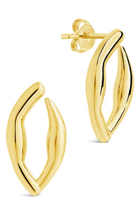 Sharee Contoured Stud Earrings