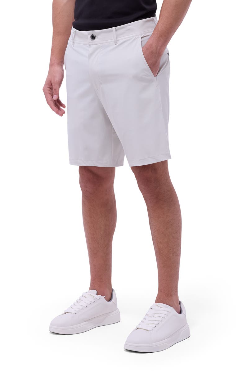 Bugatchi Theo Chino Shorts, Main, color, Stone