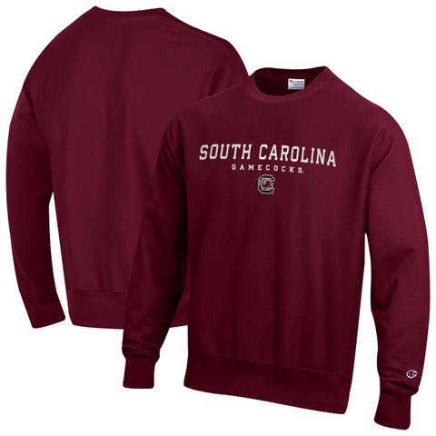 Men's Champion  Garnet South Carolina Gamecocks Relentless Reverse Weave Sweatshirt
