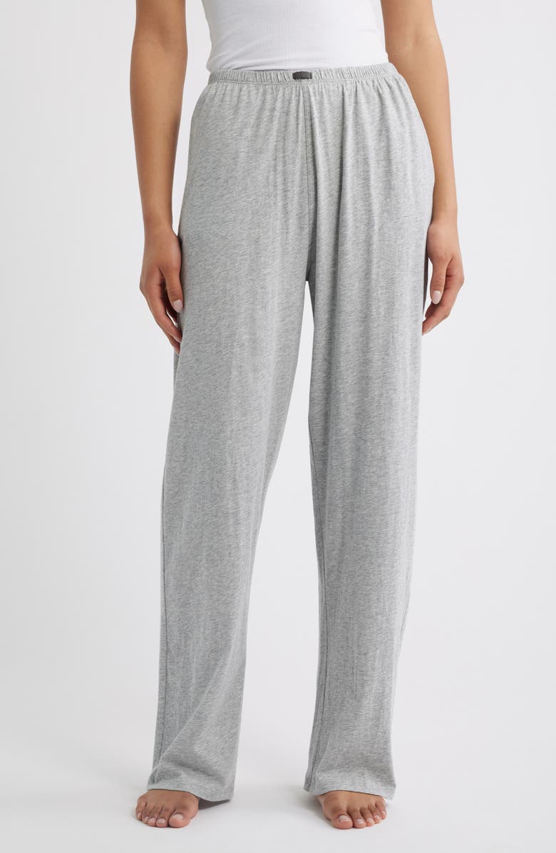 Lunya Organic Pima Cotton Pajama Pants, Main, color, Storm Grey Heather