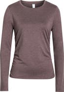 Zella Restore Soft Lite Ruched Long Sleeve T-Shirt