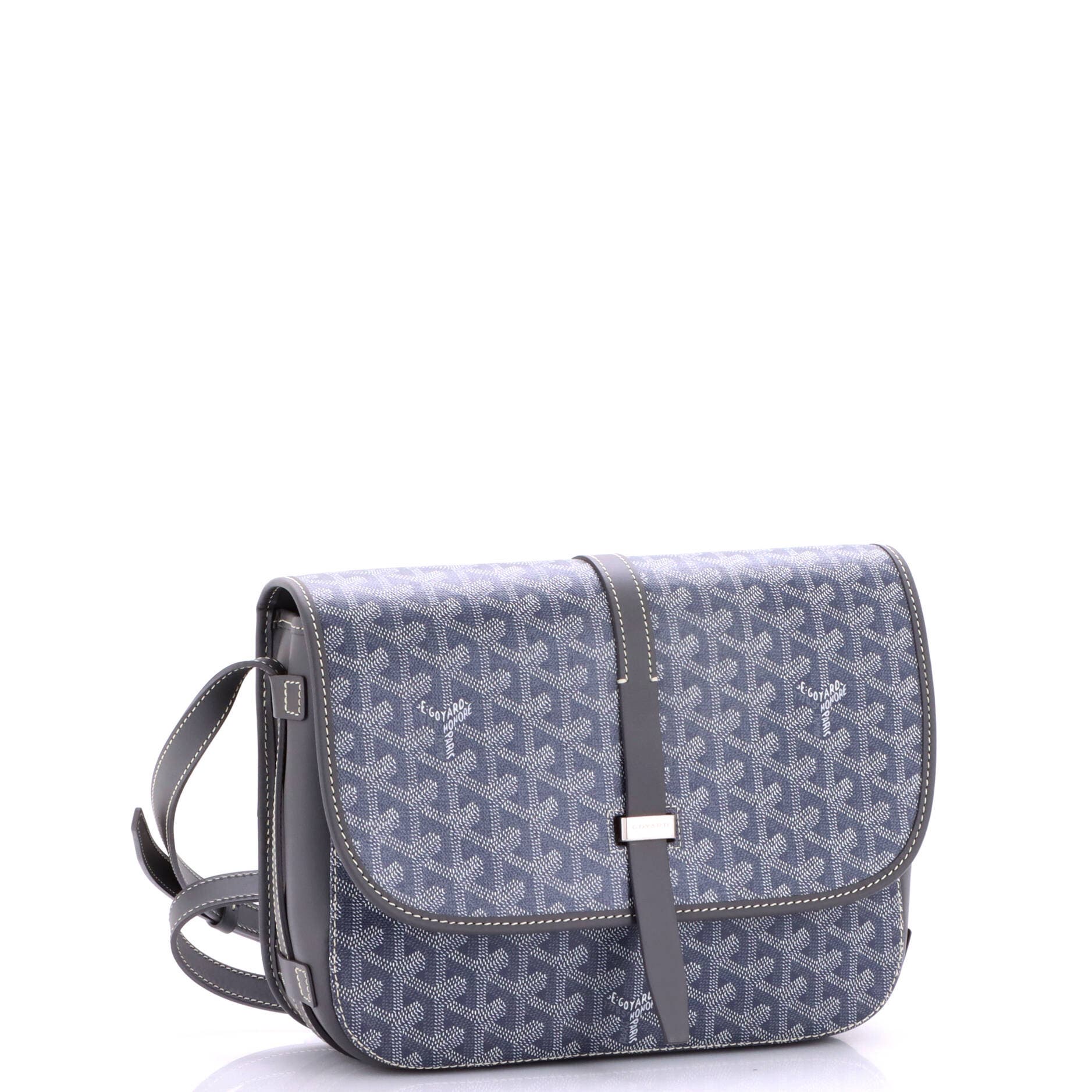 Belvedere II Messenger Bag Coated Canvas MM, Alternate, color, Grey